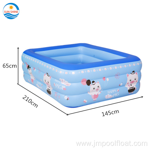 Customized Blue Outdoor Inflatable Swimming Pool Toys Pool